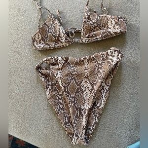 Skatie swim bikini snake skin in styles sarah and salty